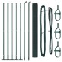 Cerca de Alambre Soldado con 7 Postes Flanjados Verde 1.6x10 m Acero by , fence panels - Ref: Foro24-3352416, Price: 108,14 €...