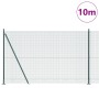 Cerca de Alambre Soldado con 7 Postes Flanjados Verde 1.6x10 m Acero by , fence panels - Ref: Foro24-3352416, Price: 108,14 €...