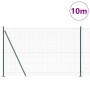 Cerca de Alambre Soldado con 7 Postes Flangados Verde 1.6x10 m Acero von , Zaunpaneele - Ref: Foro24-3352418, Preis: 103,15 €...