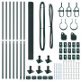 Cerca de Alambre Soldado con 7 Postes Flangados Verde 1.6x10 m Acero von , Zaunpaneele - Ref: Foro24-3352418, Preis: 103,15 €...