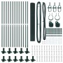 Cerca de Alambre Soldado con 13 Postes con Brida Verde 0.8x25 m de Acero by , fence panels - Ref: Foro24-3352431, Price: 132,...