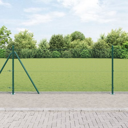 Juego de Postes de Cerca Verde Juego de 2 Verde Metal 25 x 1 m von , Zaunpaneele - Ref: Foro24-3352437, Preis: 150,97 €, Raba...