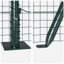 Cerca de Alambre Soldado con 13 Postes Flangeados Verde 1x25 m Acero by , fence panels - Ref: Foro24-3352438, Price: 154,71 €...