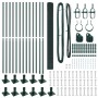 Cerca de Alambre Soldado con 13 postes acanalados Verde 1.4x25 m Acero by , fence panels - Ref: Foro24-3352444, Price: 190,94...