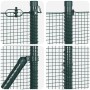 Cerca de Alambre Soldado con 13 Pilares con Brida Verde 1.6x25 m Acero von , Zaunpaneele - Ref: Foro24-3352451, Preis: 207,41...