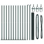 Cerca de alambre soldado con 13 postes verdes de 1.6x25 m de acero by , fence panels - Ref: Foro24-3352453, Price: 196,33 €, ...