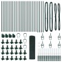 Cerca de Malla Soldada con 13 Postes con Flange Verde 0.4x50 m de Acero by , fence panels - Ref: Foro24-3352457, Price: 195,7...