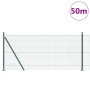 Cerca de Alambre Soldado con 13 Postes Bridados Verde 0.8x50 m Acero | Foro24.es | Tu tienda online para hogar, jardín y más Foro24.es