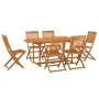 Garten Esszimmer Set 7 Stück massivem Akazienholz von vidaXL, Gartensets - Ref: Foro24-3086972, Preis: 474,60 €, Rabatt: %