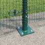 Valla de Alambre Soldado con 13 Postes Flangeados Verde 1.2x50 m de Acero by , fence panels - Ref: Foro24-3352476, Price: 324...