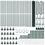 Cerca de Alambre Soldado con 13 Postes Flangados Verde 1.2x50 m de Acero von , Zaunpaneele - Ref: Foro24-3352477, Preis: 317,...