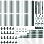 Cerca de Alambre Soldado con 13 Postes Flangeados Verde 1.5x50 m Acero by , fence panels - Ref: Foro24-3352483, Price: 382,59...