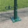Cerca de Alambre Soldado con 13 Postes Flangados Verde 0.8x100 m Acero | Foro24.es | Tu tienda online para hogar, jardín y más Foro24.es