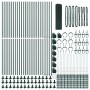 Cerca de Alambre Soldado con 13 Postes Flangados Verde 0.8x100 m de Acero by , fence panels - Ref: Foro24-3352498, Price: 521...