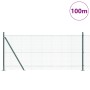 Cerca de Alambre Soldado con 13 Postes con Brida Verde 0.8x100 m Acero | Foro24.es | Tu tienda online para hogar, jardín y más Foro24.es