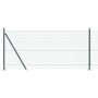 Cerca de Alambre Soldado con 13 Postes Flangados Verde 1x100 m de Acero by , fence panels - Ref: Foro24-3352501, Price: 619,3...