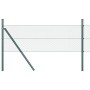 Cerca Hexagonal Verde 0.5x10 m Acero, Postes de Cerca 7 pcs Verde Ø32 mm 100 cm Acero Galvanizado by , fence posts - Ref: For...