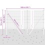 Cerca Hexagonal  Verde 1x10 m de Acero, Postes de Cerca  7 pcs Verde Ø32 mm 150 cm Acero Galvanizado | Foro24.es | Tu tienda online para hogar, jardín y más Foro24.es