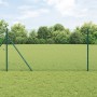 Cerca Hexagonal Verde 1,4x10 m Acero, Postes de cerca 7 pcs Verde Ø32 mm 190 cm Acero Galvanizado by , fence posts - Ref: For...