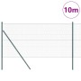Cerca Hexagonal Verde 1.4x10 m Acero, Postes de Cerca 7 pcs Verde Ø32 mm 190 cm Acero Galvanizado by , fence posts - Ref: For...