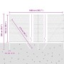 Cerca Hexagonal  Verde 1.5x10 m de Acero, Postes de Cerca  7 pcs Verdes Ø32 mm 200 cm de Acero Galvanizado | Foro24.es | Tu tienda online para hogar, jardín y más Foro24.es