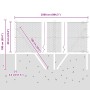 Cerca Hexagonal  Verde 0.6x25 m Acero, Postes para Cerca  13 pcs Verde Ø32 mm 100 cm Acero Galvanizado | Foro24.es | Tu tienda online para hogar, jardín y más Foro24.es