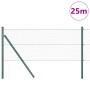 Cerca Hexagonal Verde 0.6x25 m Acero, Postes para Cerca 13 pcs Verde Ø32 mm 100 cm Acero Galvanizado by , fence posts - Ref: ...