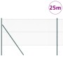 Cerca Hexagonal  Verde 1.4x25 m Acero, Postes de Cerca  13 pcs Verde Ø32 mm 190 cm Acero Galvanizado | Foro24.es | Tu tienda online para hogar, jardín y más Foro24.es