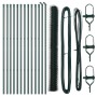Juego de Cercas Set de 2 Verde Acero con Pintura en Polvo von , Zaunpfosten - Ref: Foro24-3352687, Preis: 140,46 €, Rabatt: %