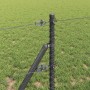 Cerca Hexagonal Gris 0.6x10 m Acero, Postes de Cerca 7 pcs Gris Ø32 mm 100 cm Acero Galvanizado by , fence posts - Ref: Foro2...