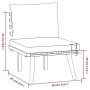 Gartenmöbel 9-teilig mit Kissen aus massivem Akazienholz von vidaXL, Gartensets - Ref: Foro24-3087018, Preis: 821,57 €, Rabat...