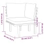 Gartenmöbel 9-teilig mit Kissen aus massivem Akazienholz von vidaXL, Gartensets - Ref: Foro24-3087018, Preis: 821,57 €, Rabat...