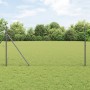 Cerca Hexagonal  Gris 1.4x10 m de Acero, Postes de Cerca  7 pcs Gris Ø32 mm 190 cm de Acero Galvanizado | Foro24.es | Tu tienda online para hogar, jardín y más Foro24.es