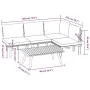 Garden furniture 5 pieces with cushions solid acacia wood by vidaXL, Garden sets - Ref: Foro24-3087028, Price: 365,15 €, Disc...