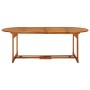 Garden dining set 11 pieces solid acacia wood by vidaXL, Garden sets - Ref: Foro24-3086975, Price: 802,46 €, Discount: %