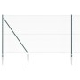 Cerca Hexagonal  Verde 1.5x10 m de Acero, Postes de Cerca  con Pico 7 pcs Ø32 mm 170 cm de Acero Galvanizado | Foro24.es | Tu tienda online para hogar, jardín y más Foro24.es