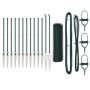Cerca Hexagonal Verde 0.4x25 m Acero, Postes de Cerca con Clavo 13 pcs Ø32 mm 60 cm Acero Galvanizado by , fence posts - Ref:...