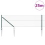Cerca Hexagonal Verde 0,6x25 m Acero, Poste de Cerca con Punta 13 pcs Ø32 mm 80 cm Acero Galvanizado by , fence posts - Ref: ...
