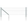 Cerca Hexagonal Verde 0.6x25 m Acero, Postes de Cerca con Pica 13 pcs Ø32 mm 80 cm Acero Galvanizado von , Zaunpfosten - Ref:...