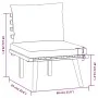 4-piece garden furniture set with solid acacia wood cushions by vidaXL, Garden sets - Ref: Foro24-3087010, Price: 520,11 €, D...