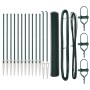 Juego de Cercas Set de 2 Verde Metal, Plástico 25 x 1.2 m von , Zaunpfosten - Ref: Foro24-3353098, Preis: 186,12 €, Rabatt: %