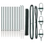 Juego de Cercas Set de 2 Verde Acero 25 x 1.2 m Duradero von , Zaunpfosten - Ref: Foro24-3353100, Preis: 184,05 €, Rabatt: %