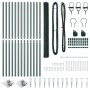 Conjunto de Cercas Set de 2 Verde Metal 25 x 1.5 m Duradero von , Zaunpfosten - Ref: Foro24-3353106, Preis: 207,03 €, Rabatt: %