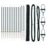 Conjunto de Cercas Set de 2 Verde Metal 25 x 1.5 m Duradero by , fence posts - Ref: Foro24-3353109, Price: 196,88 €, Discount: %