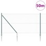 Valla Hexagonal Verde 1x50 m Acero,  Postes de Valla con Punta 13 pcs Ø32 mm 120 cm Acero Galvanizado | Foro24.es | Tu tienda online para hogar, jardín y más Foro24.es