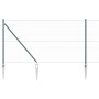 Cerca Hexagonal Verde 1.4x50 m Acero, Poste de Cerca con Punta 13 pcs Ø32 mm 160 cm Acero Galvanizado by , fence posts - Ref:...