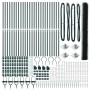 Cerca Hexagonal Verde 1.5x50 m Acero, Postes de Cerca con Punta 13 pcs Ø32 mm 170 cm Acero Galvanizado by , fence posts - Ref...
