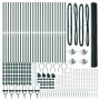 Cerca Hexagonal Verde 1.6x50 m Acero, Postes de Cerca con Punta 13 pcs Ø32 mm 180 cm Acero Galvanizado von , Zaunpfosten - Re...