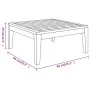 Gartenmöbel 3 Stück Kissen dunkelgraues Akazienholz von vidaXL, Gartensets - Ref: Foro24-3087273, Preis: 364,22 €, Rabatt: %