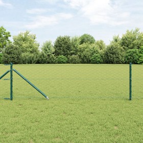 Comprar Cerca Hexagonal Verde 0.6x100 m de Acero